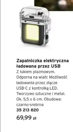 Tchibo Zapalniczka elektryczna ładowana przez USB oferta
