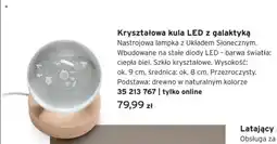 Tchibo Kryształowa kula LED z galaktyką oferta