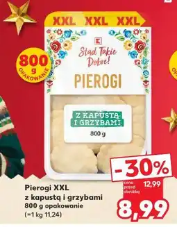 Kaufland Pierogi XXL z kapustą i grzybami oferta