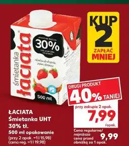 Kaufland Śmietanka UHT 30% tł. Łaciata oferta