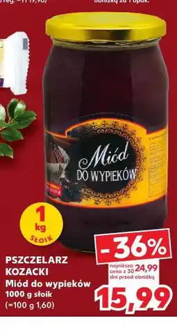 Kaufland Miód do wypieków Pszczelarz oferta