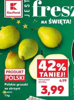 Kaufland Polskie gruszki ze skrzyni oferta