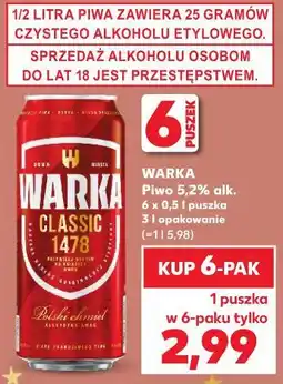 Kaufland Warka Classic oferta