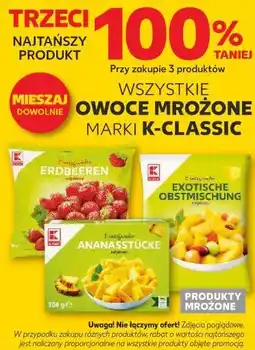 Kaufland Wszystkie owoce mrożone marki K-Classic oferta