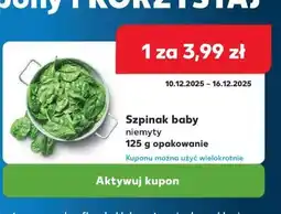 Kaufland Szpinak baby oferta