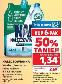 Kaufland Woda Mineralna Nałczowianka oferta