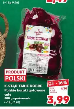 Kaufland Polskie buraki gotowane oferta
