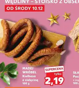 Kaufland Kiełbasa z cielęciną oferta