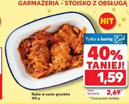 Kaufland Ryba w sosie greckim oferta