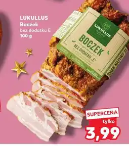 Kaufland Boczek bez dodatku E Lukullus oferta