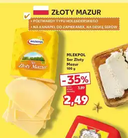Kaufland Ser Złoty Mazur oferta