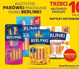 Kaufland Wszystkie parówki pakowane marki Berlinki oferta