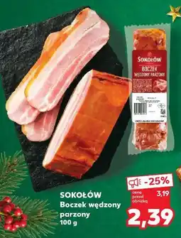 Kaufland Boczek wędzony parzony oferta
