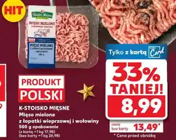 Kaufland Mięso mielone z łopatki wieprzowej i wołowiny oferta