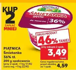 Kaufland Śmietana 36% tł oferta