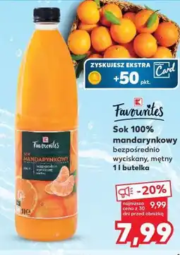 Kaufland Sok 100% Mandarynkowy oferta