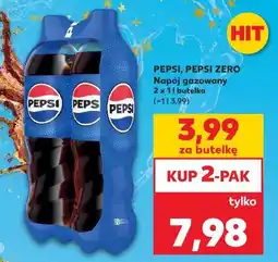 Kaufland Pepsi, Pepsi Zero, napój gazowany, 2-pak oferta