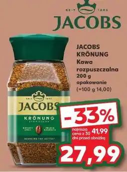Kaufland jacobs Kronung Kawa rozpuszczalna oferta