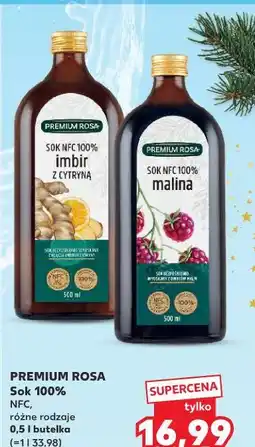 Kaufland Sok Premium Rosa 100% oferta