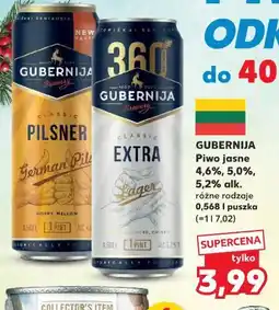 Kaufland Gubernija Piwo Jasne oferta