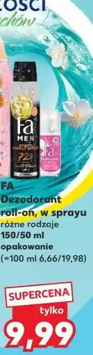 Kaufland FA Dezodorant roll-on w sprayu oferta