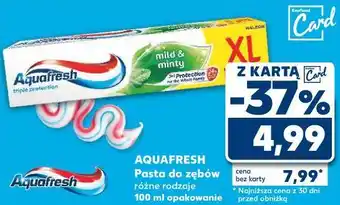 Kaufland Aquafresh Pasta do zębów oferta