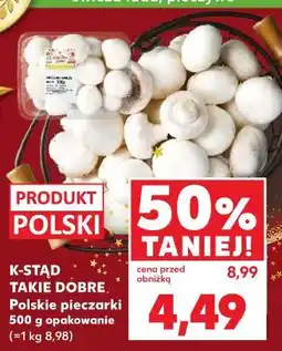 Kaufland Polskie pieczarki oferta