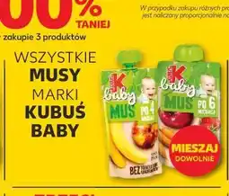 Kaufland Wszystkei musy marki Kubuś Baby oferta