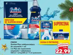 Kaufland Finish Zestaw Płyn nabłyszczający do zmywarki + sól oferta