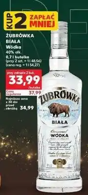 Kaufland Wódka Żubrówka Biała oferta
