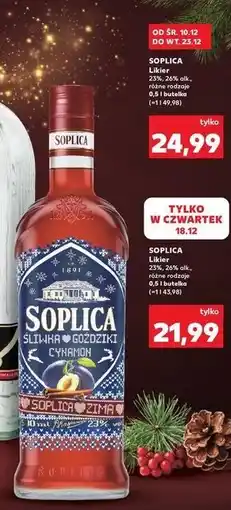 Kaufland Likier Soplica Śliwka-Goździki-Cynamon oferta