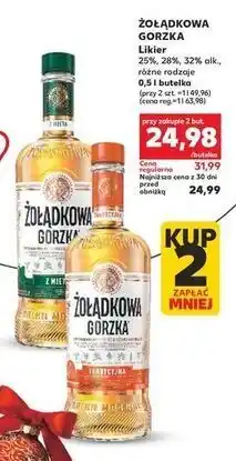 Kaufland Wódka Żołądkowa Gorzka Tradycyjna oferta