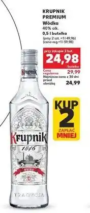 Kaufland Wódka Krupnik 1846 oferta