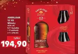 Kaufland Whisky + szklanki Aberlour 12 Yo oferta