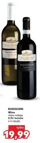 Kaufland Wino Badagoni Alazani Semi Dry oferta