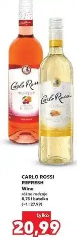 Kaufland Wino Carlo Rossi Refresh Sweet Citrus oferta