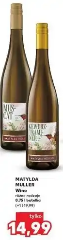 Kaufland Wino Matylda Muller Riesling oferta