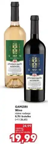 Kaufland Wino Gamziri Khareba oferta