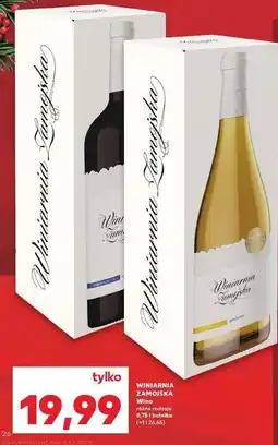 Kaufland Wino gruszka karton Winiarnia Zamojska oferta