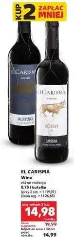 Kaufland Wino El Carisma Reserva oferta