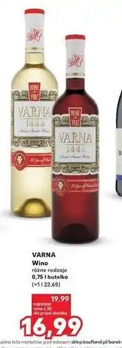 Kaufland Wino Varna 1444 Semi Sweet oferta