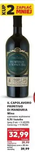 Kaufland Wino Il Capolavoro Primitivo Di Manduria oferta
