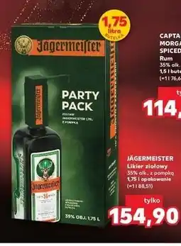 Kaufland Likier z pompką Jagermeister oferta