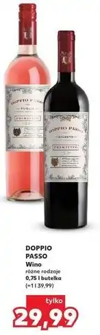 Kaufland Wino Doppio Passo Primitivo oferta