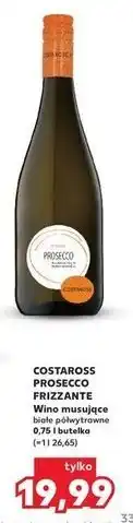 Kaufland Wino Costaross Prosecco oferta