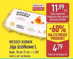 ALDI Jaja ściótkowe L 10 szt. WESOŁY KURNIK oferta