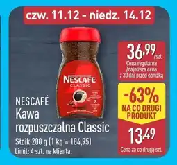 ALDI Kawa Classic rozpuszczalna NESCAFÉ oferta