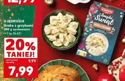 Kaufland Uszka z grzybami U Jędrusia 500g opakowanie oferta