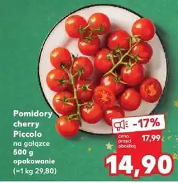 Kaufland Pomidory cherry Piccolo na gałązce 500g opakowanie Kaufland oferta