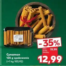 Kaufland Cynamon 125g opakowanie Kaufland oferta